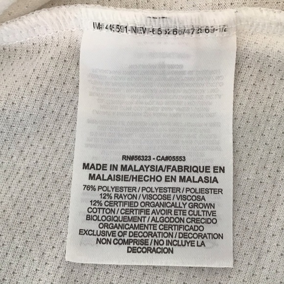 Nike Running Backless Dri-Fit White Tank, Medium - Picture 12 of 14